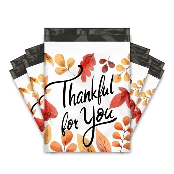 Other - 20 (10” x 13”) Thankful for You Poly Mailers Poly Bags NEW